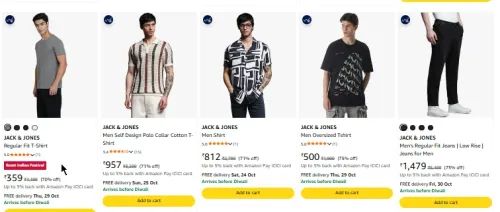 Image of Jack & Jones at minimum 68% Discount