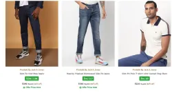 JACK & JONES  Men Clothing Minimum 80% Discount`