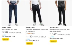 JACK & JONES  Men Jeans Minimum 70% Discount