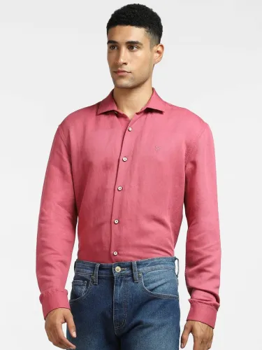 Image of JACK & JONES Men Regular Fit Solid Casual Shirt