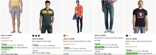 Image of Jack & Jones Men's Clothing Up to 70% Discount