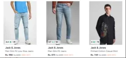 Jack & Jones Mens clothing up to 86% Discount 