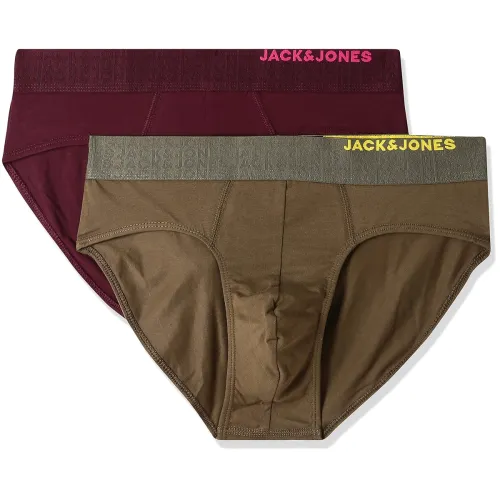 Image of Jack & Jones Men's Cotton Classic Regular Solid Briefs
