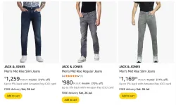 JACK & JONES Mens Jeans Minimum 70% Discount