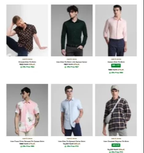 Image of Jack & Jones Men's shirts up to 67% Discount 