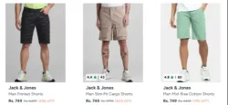 Jack & Jones Mens shorts up to 83% Discount 