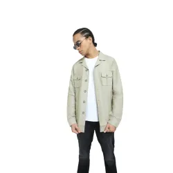 JACK & JONES Mens Standard Length Solid Slim Fit Notch Lapel Collar Jacket