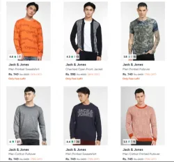 Jack & Jones Mens sweatshirts up to 81% Discount 