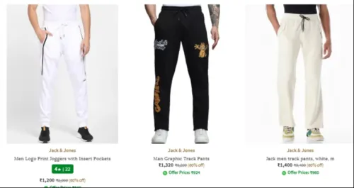 Image of Jack & Jones Men's trackpant up to 60% Discount 