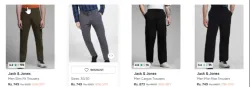 Jack & Jones Mens Trousers up to 81% Discount 