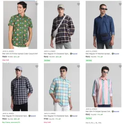 JACK & JONES Mens Casual Shirt Upto 70% Discount