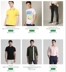Jack & Jones Mens Clothing Up to 85% Discount