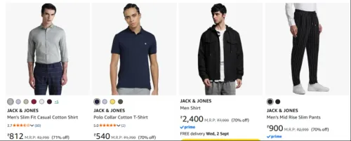 Image of Jack & Jones Men's Cloths up to 70% Discount