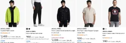 Jack & Jones Men's Cloths up to 70% Discount