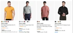 Jack & Jones Mens Cloths up to 70% Discount