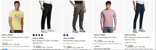 Image of Jack & Jones Men's Cloths up to 75% Discount