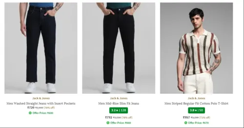 Image of Jack & Jones Men's Cloths up to 76% Discount