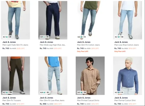 Image of Jack & Jones Men's Cloths up to 85% Discount