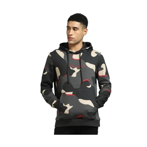 Image of Jack & Jones Men's Cottonblend Regular Fit Hooded Neck Sweatshirt