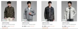 JACK & JONES Mens Jacket up to 77% Discount