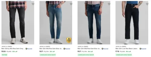Image of Jack&Jones men's Jeans at 76% discount 