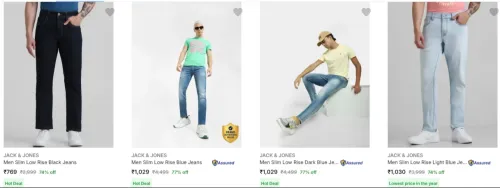Image of Jack & Jones Men's Jeans at minimum 74% Discount