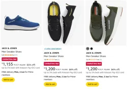JACK & JONES Mens Shoes at minimum 60% Discount