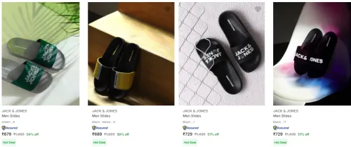 Image of Jack & Jones Men’s Slides upto 64% Discount