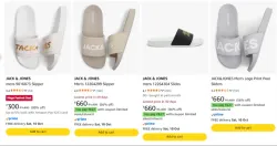 JACK & JONES Mens Slippers starting ₹300