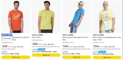 JACK & JONES Mens T-Shirts upto 87% Discount