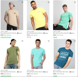 Jack & Jones Mens T-Shirts up to 65% Discount