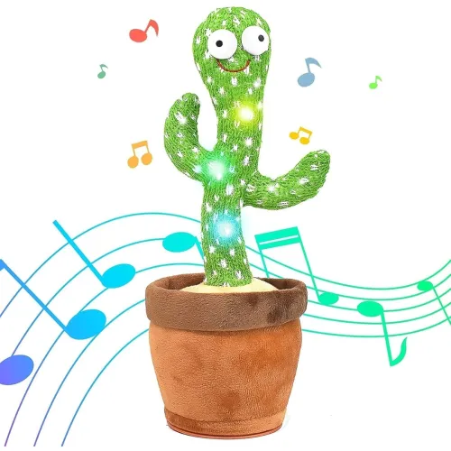 Image of Jack Royal Cactus Dancing Talking Toy Plush Toy