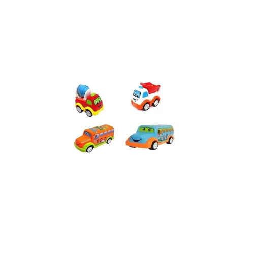 Image of Jack Royal Pull Back Toy Cars for Kids * Pack of 4