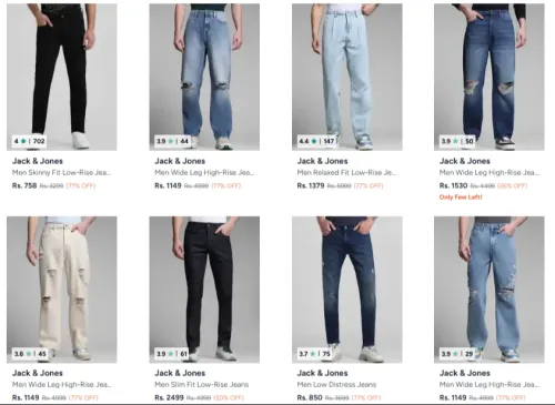 Image of JACK & JONES Men's jeans up to 77% Discount