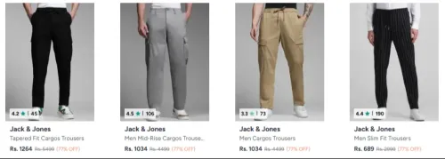 Image of JACK & JONES Men's Trouser up to 77% Discount