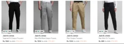 JACK & JONES Mens Trouser up to 77% Discount