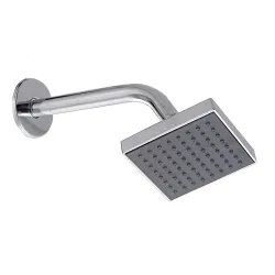 JAGGER JAG368 4 \ Inch Rain Shower Head with 9 \ Inch Shower Arm, Lauxury Bathroom Celing Shower, With Teflon Tape And