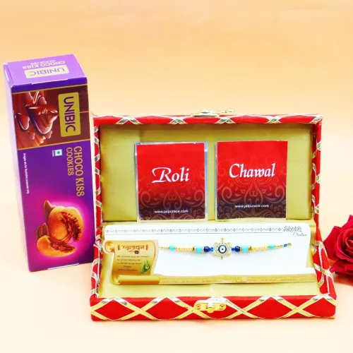 Image of Jaipur Ace Evil Eye Rakhi Hamper