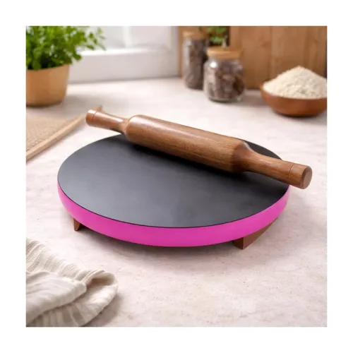 Image of Jaipur Ace Handcrafted Wooden Chakla Belan 