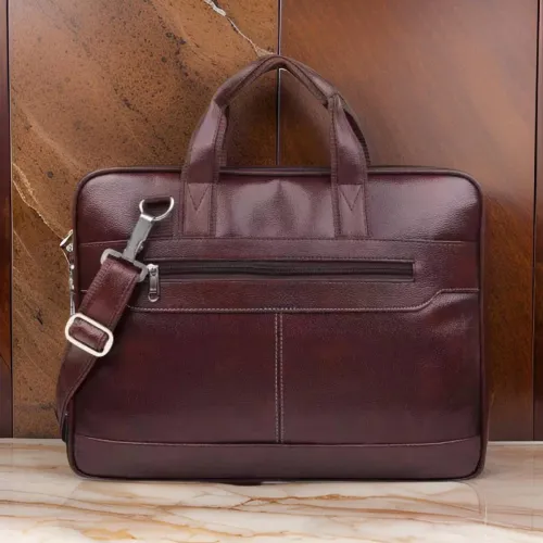 Image of JairaJ  Men & Women Brown Messenger Bag