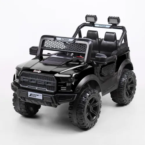 Image of Jammbo POBO Battery Operated Premium Jeep for Kids - Ride on Toy Car with Bluetooth Music & Light - Electric Car Jeep Ba