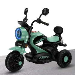 Jammbo Super Harley Kids Battery-Operated Bike - Forward/Backward Control, Variable Speed Pedal, LED Lights,USB/Aux Por