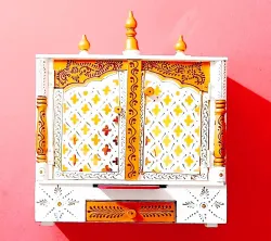 Jamwaiart Engineered Wood Home Temple