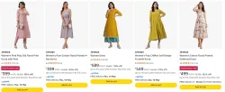 Janasya Womens Dresses at minimum 75% Discount