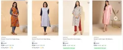 Janasya Womens Kurtas at minimum 75% Discount