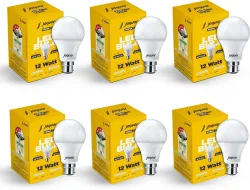 Jaquar 12W B22 LED Bulb (Pack of 6)