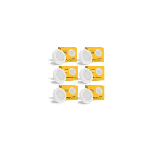 Image of Jaquar 3W Striker Mini Round Surface Ceiling Pack of 6