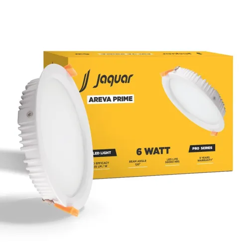 Image of Jaquar 6W Areva Prime Round Downlight (Warm White, 5 Yr Warranty) 