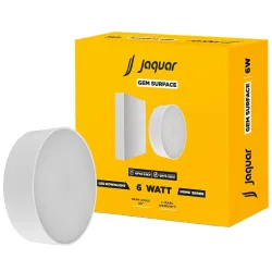 Jaquar 6W LED Trimless Surface Downlight Warm White Pack of 1
