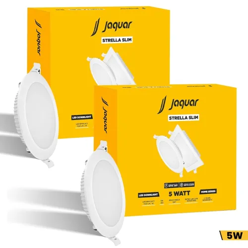 Image of Jaquar Strella Slim 5W Round Recess Down Light (Pack of 2)